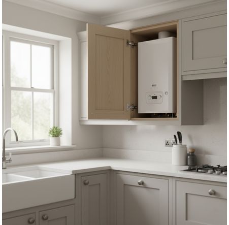 BAXI 830 30kW Combi Boiler with Horizontal Flue